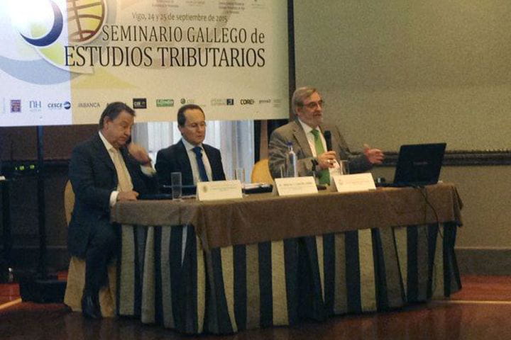 Miguel Caamaño en la 30ª edición del Seminario Gallego de Estudios Tributarios