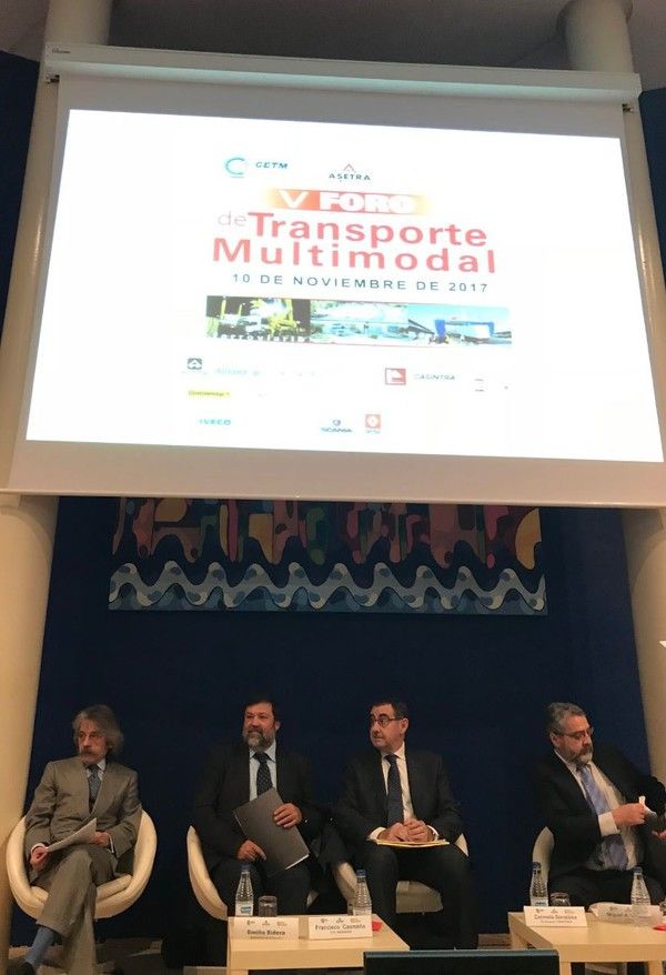 Francisco Caamaño, ponente en el Foro de Transporte Multimodal