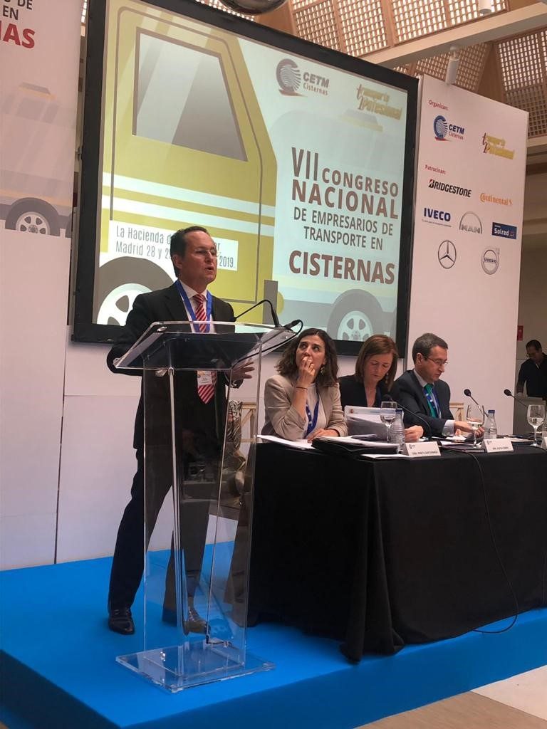 Participación de Miguel Caamaño en el VII Congreso Nacional de Empresarios de Transporte en Cisternas