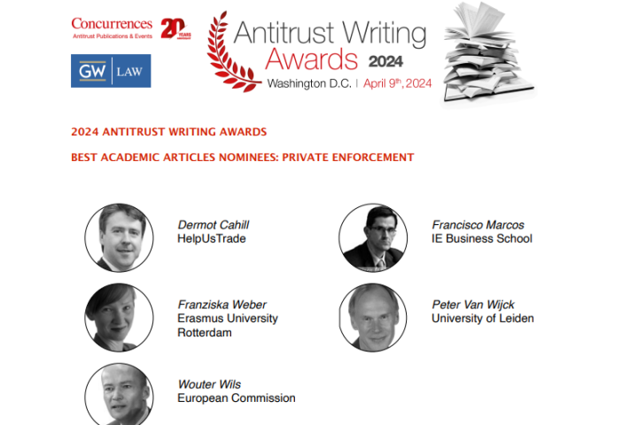 Francisco Marcos,  Of Counsel de CCS Abogados, entre los nominados para los Antitrust Writing Awards