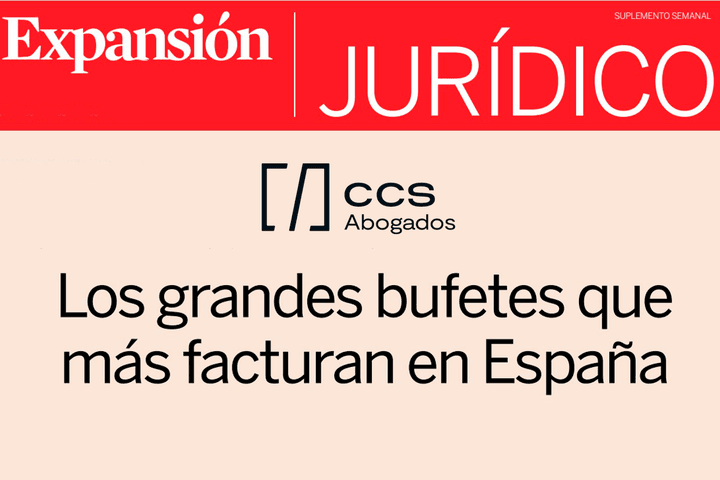 CCS Abogados se consolida en el Ránking de Bufetes de Expansión